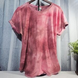Como Vintage Rose Tie-Dye Blouse